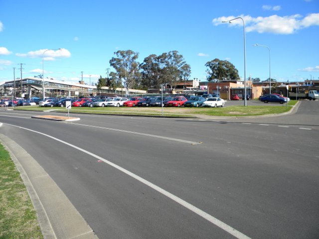 Rooty Hill station, looking towards the farm where Gordon Morton grew up